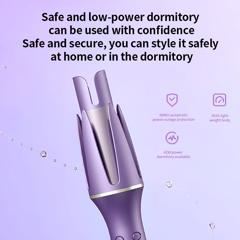 Safe curling outlet iron temperature