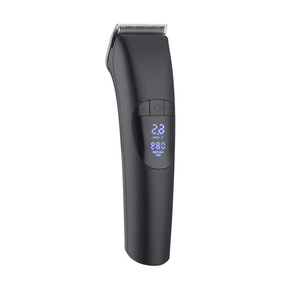 Bomidi L1 Electric Hair Clipper LCD Display Rechargeable Razor Trimmer Adjustable Speed Shaver Type-C Charging - Black